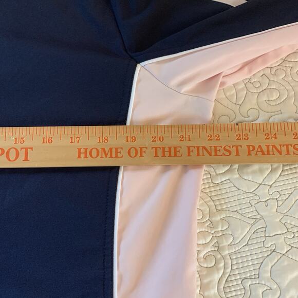 SJB Active Woman's Full Zip Windbreaker Jacket Pockets Blue & Pink Size Large - Picture 11 of 16